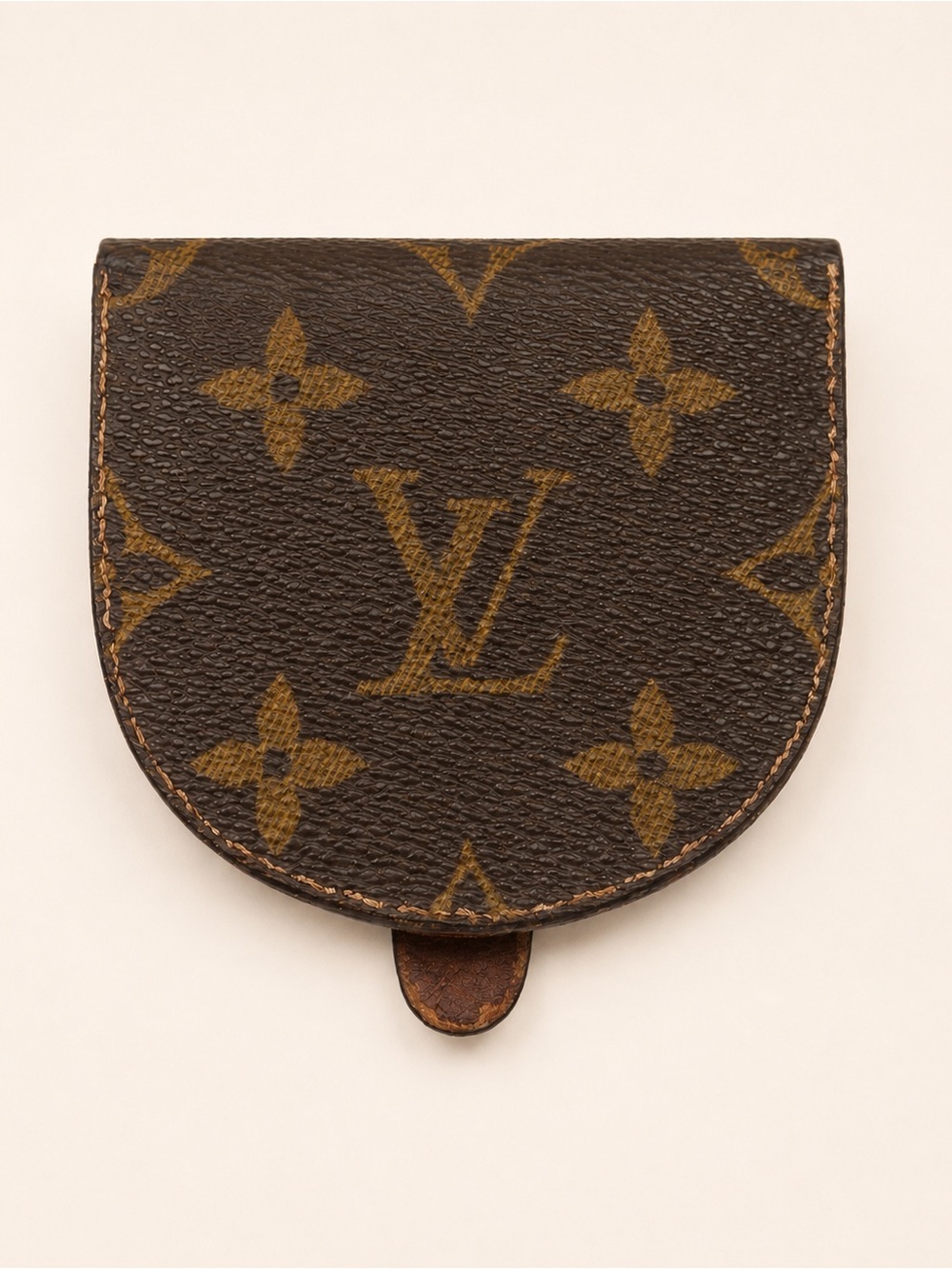 Louis Vuitton Monogram Portemonnaie Cubetto Coin Case w/ COA + Box